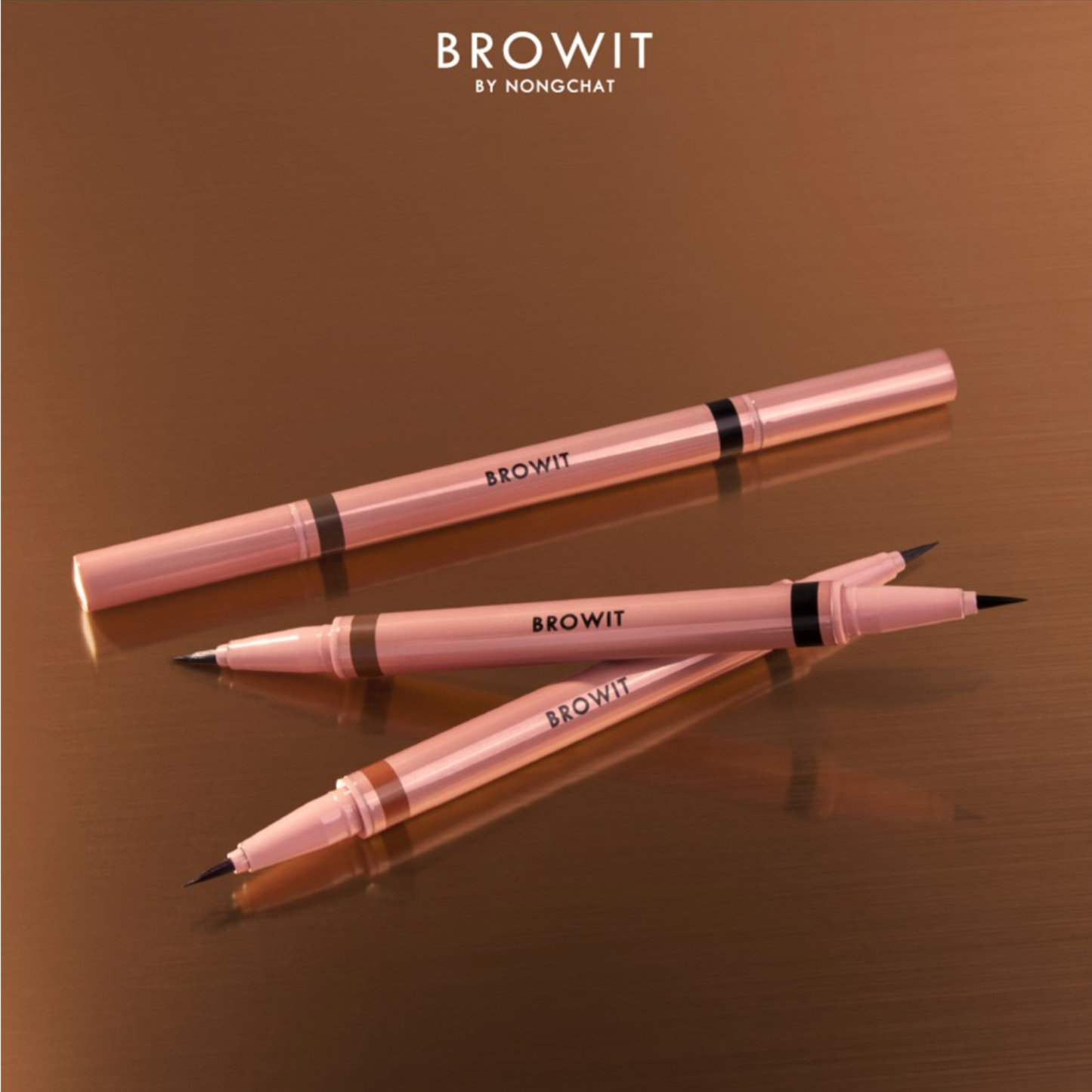 BROWIT Duo Brow & Eyeliner #Just Coffee | 24H Waterproof