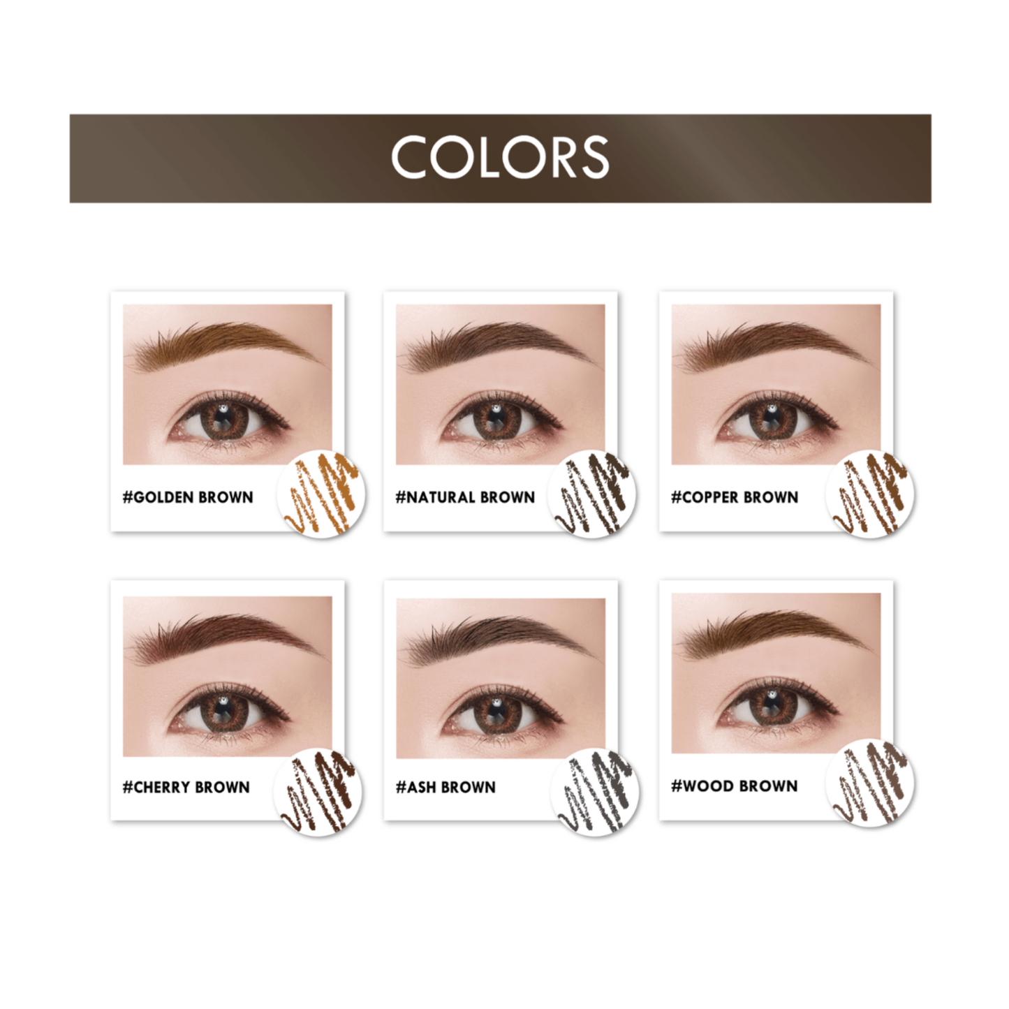 BROWIT Pro Slim Brow Pencil #Wood Brown | Long-Wear Precision