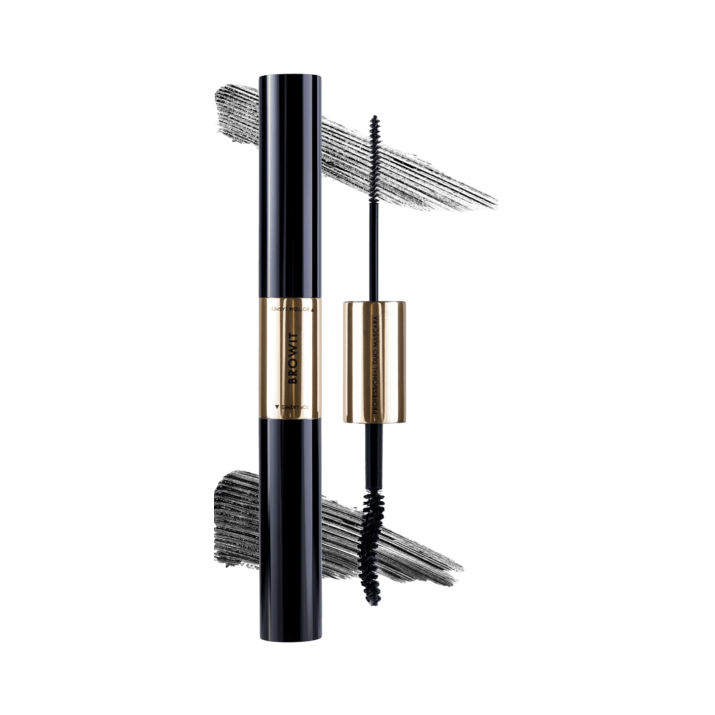 BROWIT Professional Duo Mascara #Sexy Black | 24H Waterproof