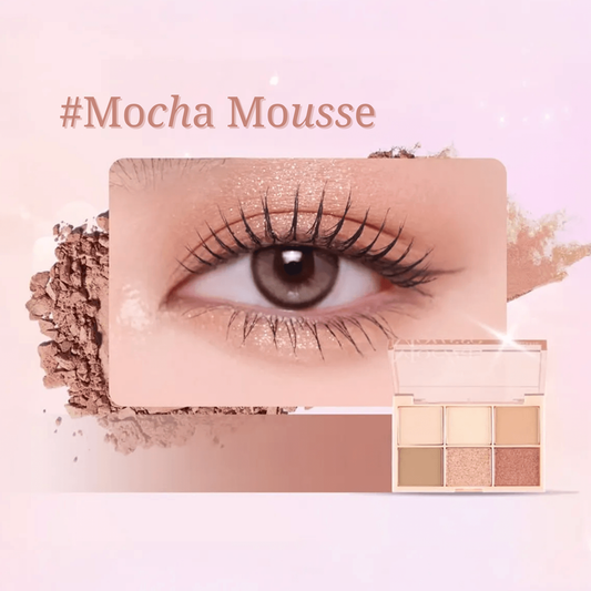 BABY BRIGHT 6-Color Eyeshadow Palette | Matte, Shimmer & Glitter