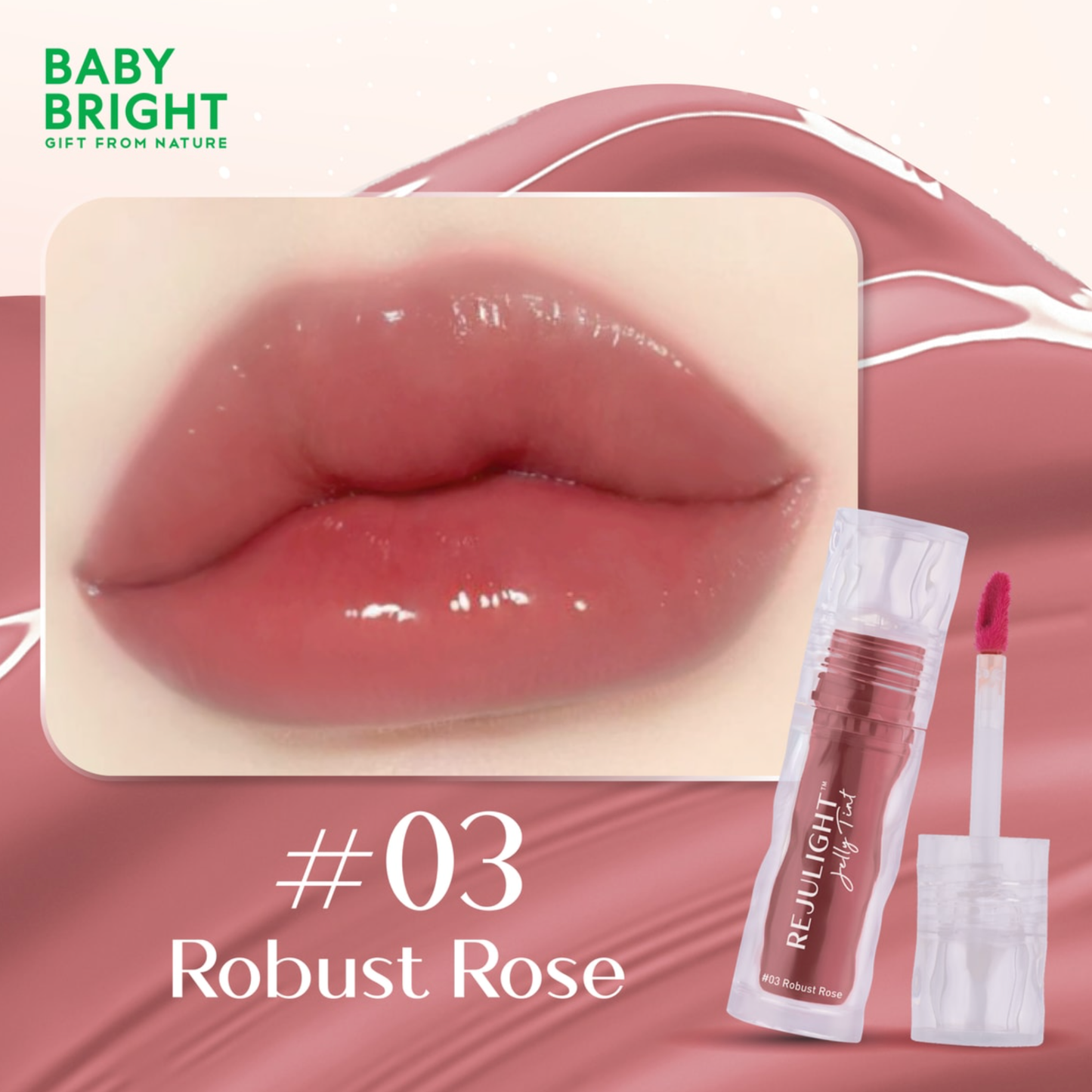 BABY BRIGHT Rejulight Jelly Tint | Glossy Lip Tint