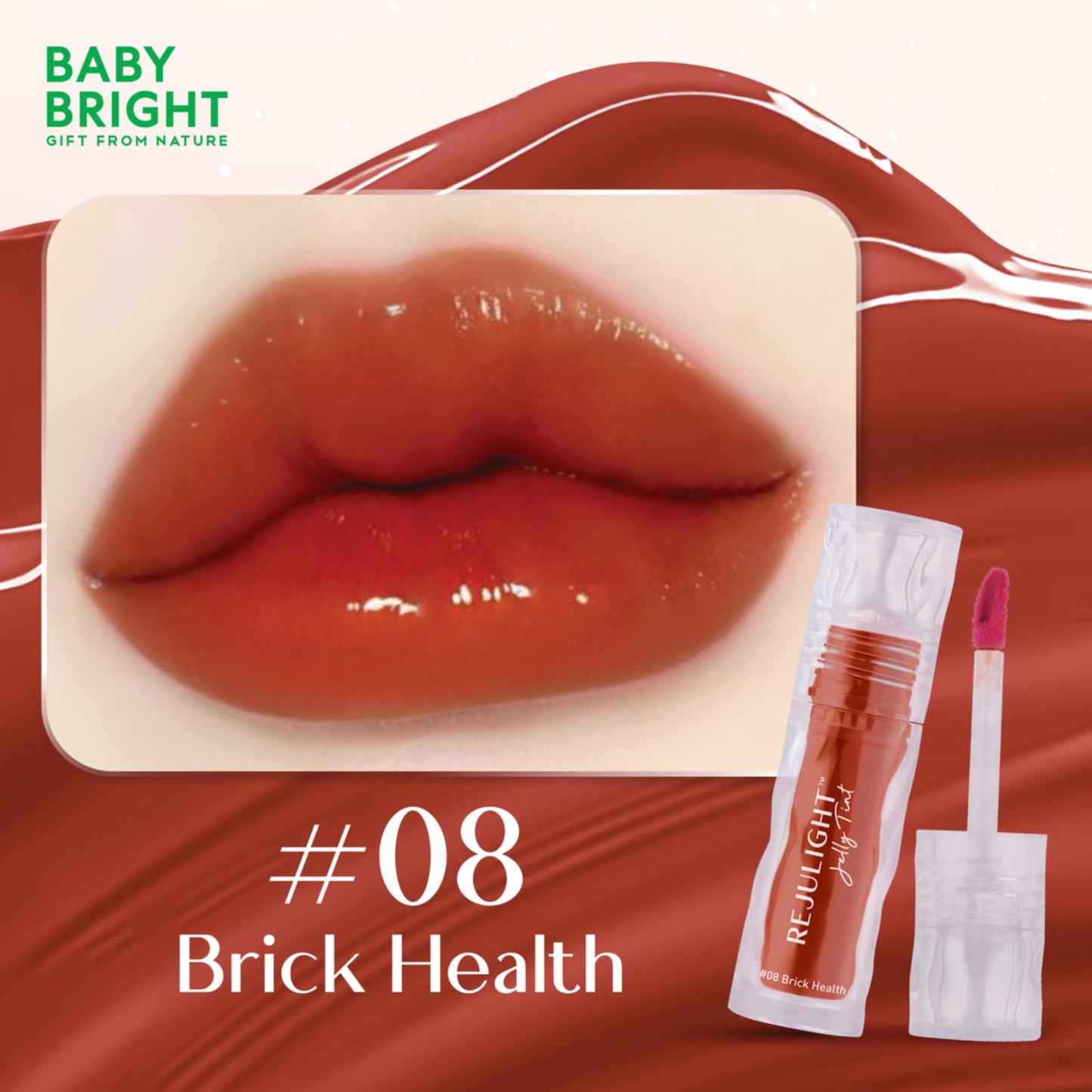 BABY BRIGHT Rejulight Jelly Tint | Glossy Lip Tint