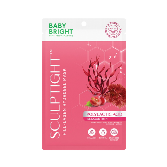 BABY BRIGHT Fill-Lagen Hydrogel Mask #Sculptight