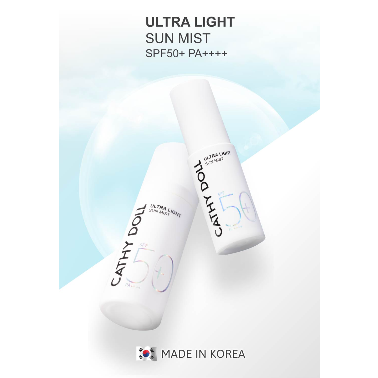 CATHY DOLL Ultra Light Sun Mist SPF50+ PA++++