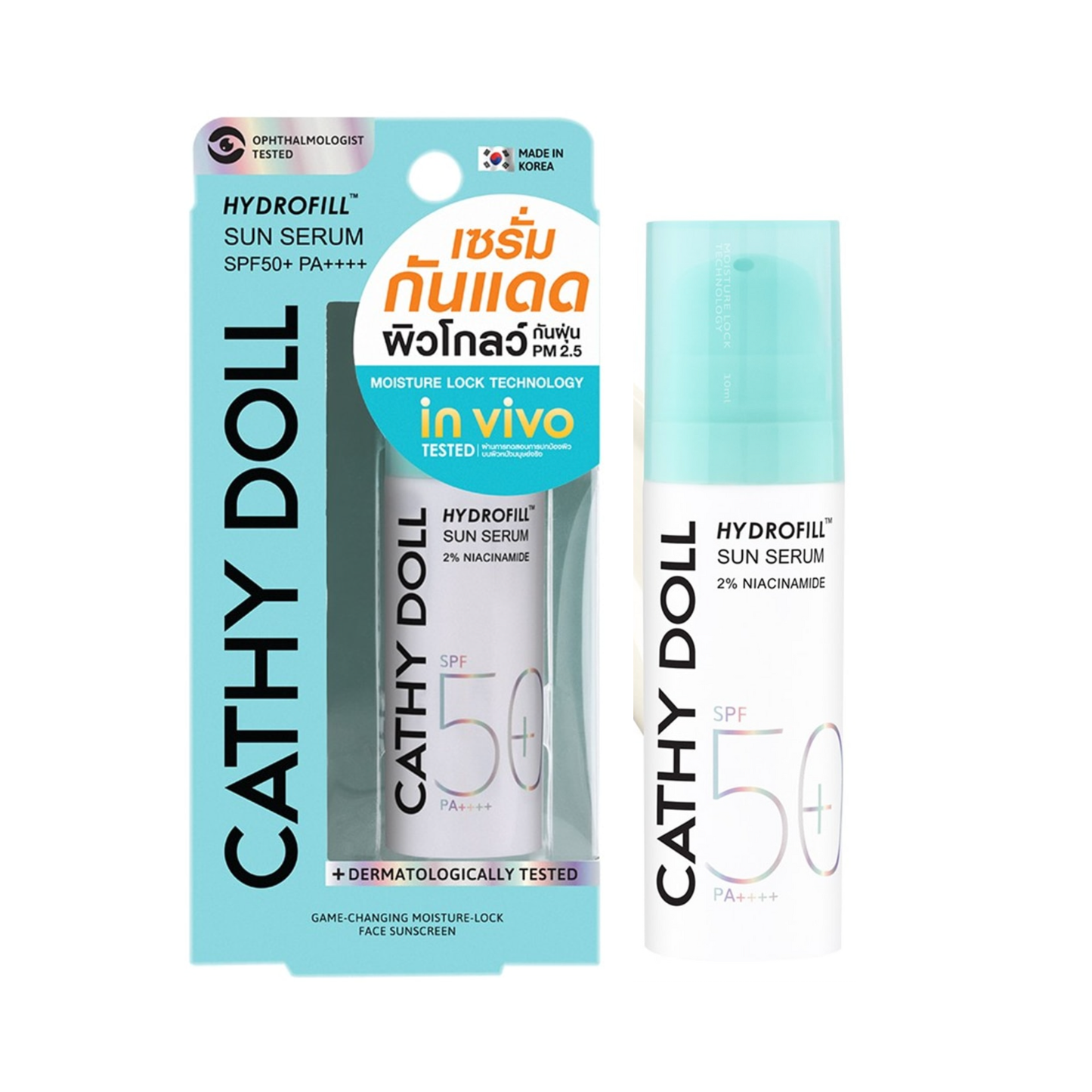 CATHY DOLL Hydrofill Sun Serum SPF50+ PA++++