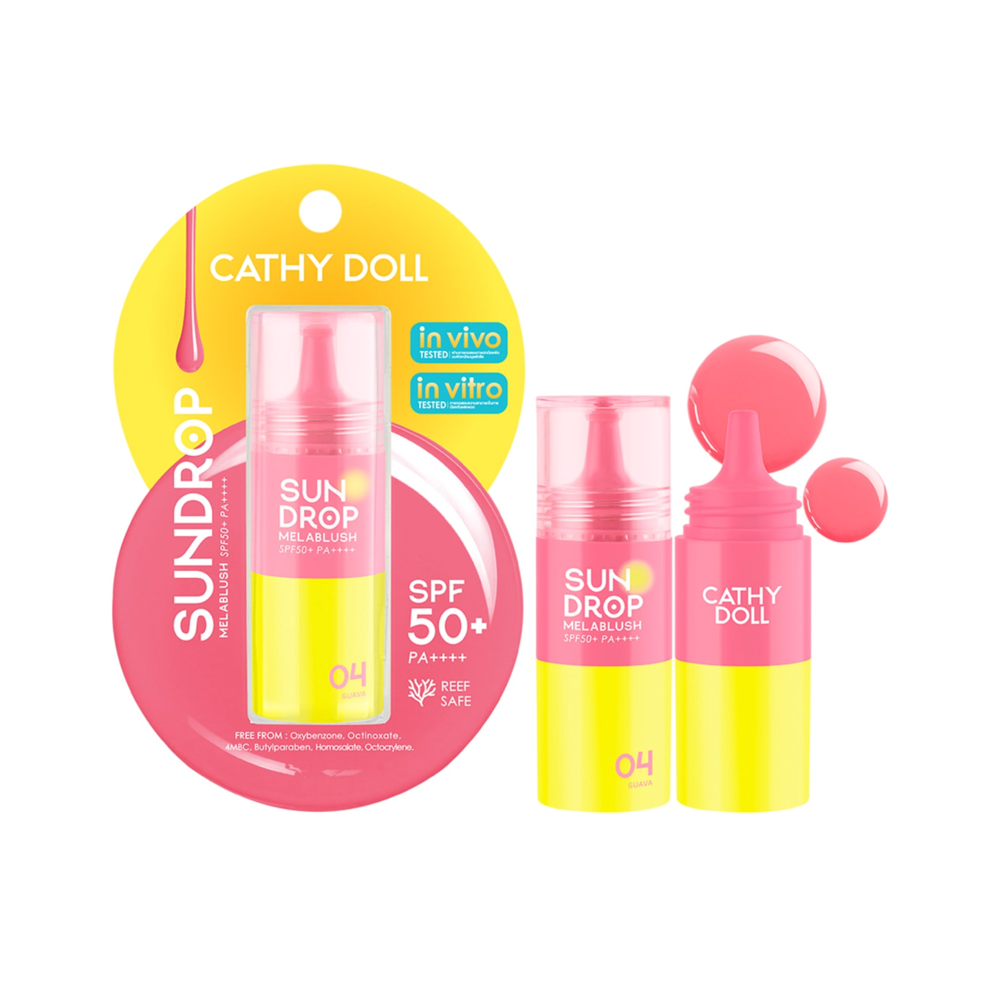 CATHY DOLL Sundrop Melablush SPF50+ PA++++