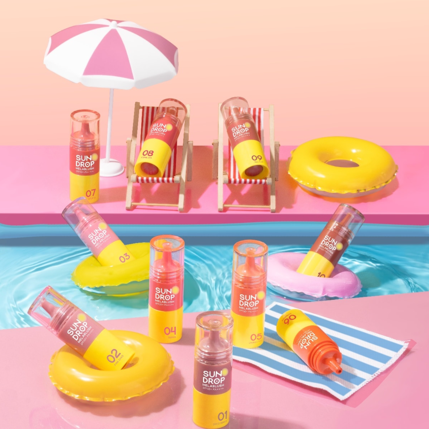 CATHY DOLL Sundrop Melablush SPF50+ PA++++